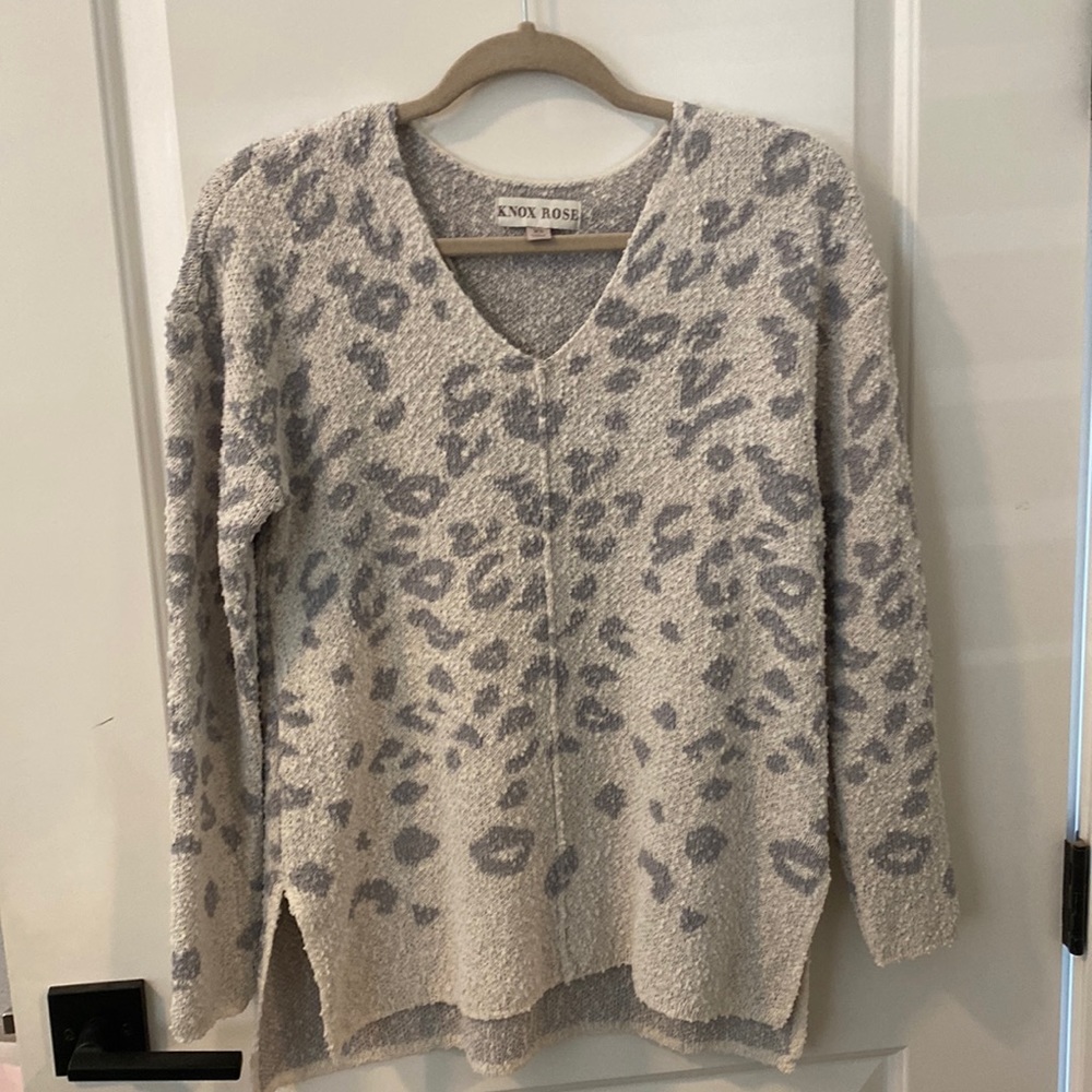 Knox Rose Cheetah Sweater